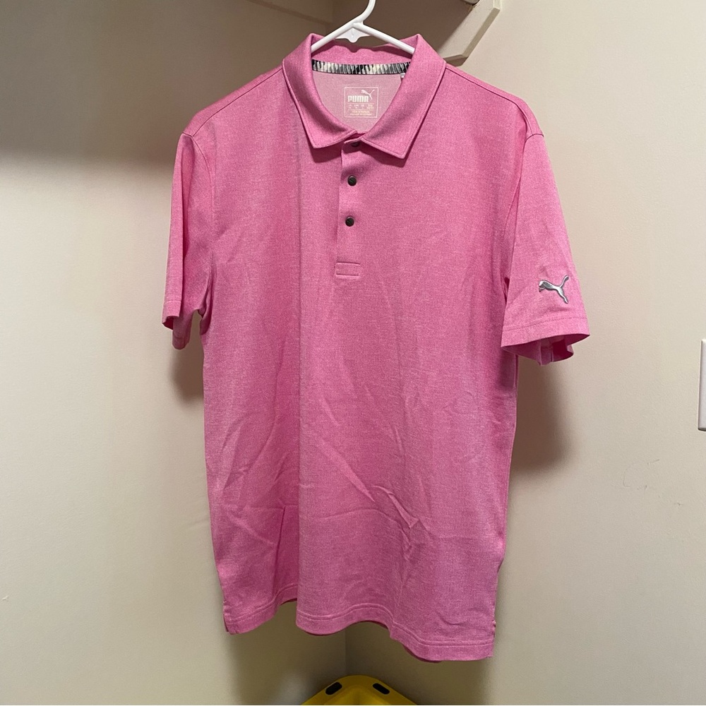 Pink Puma Golf Polo